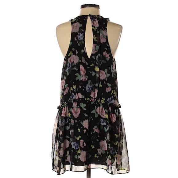 Likely Floral Chiffon Overlay Sleeveless Dress - Picture 2 of 5